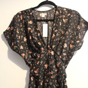 Francesca's Miami Jumpsuit Floral